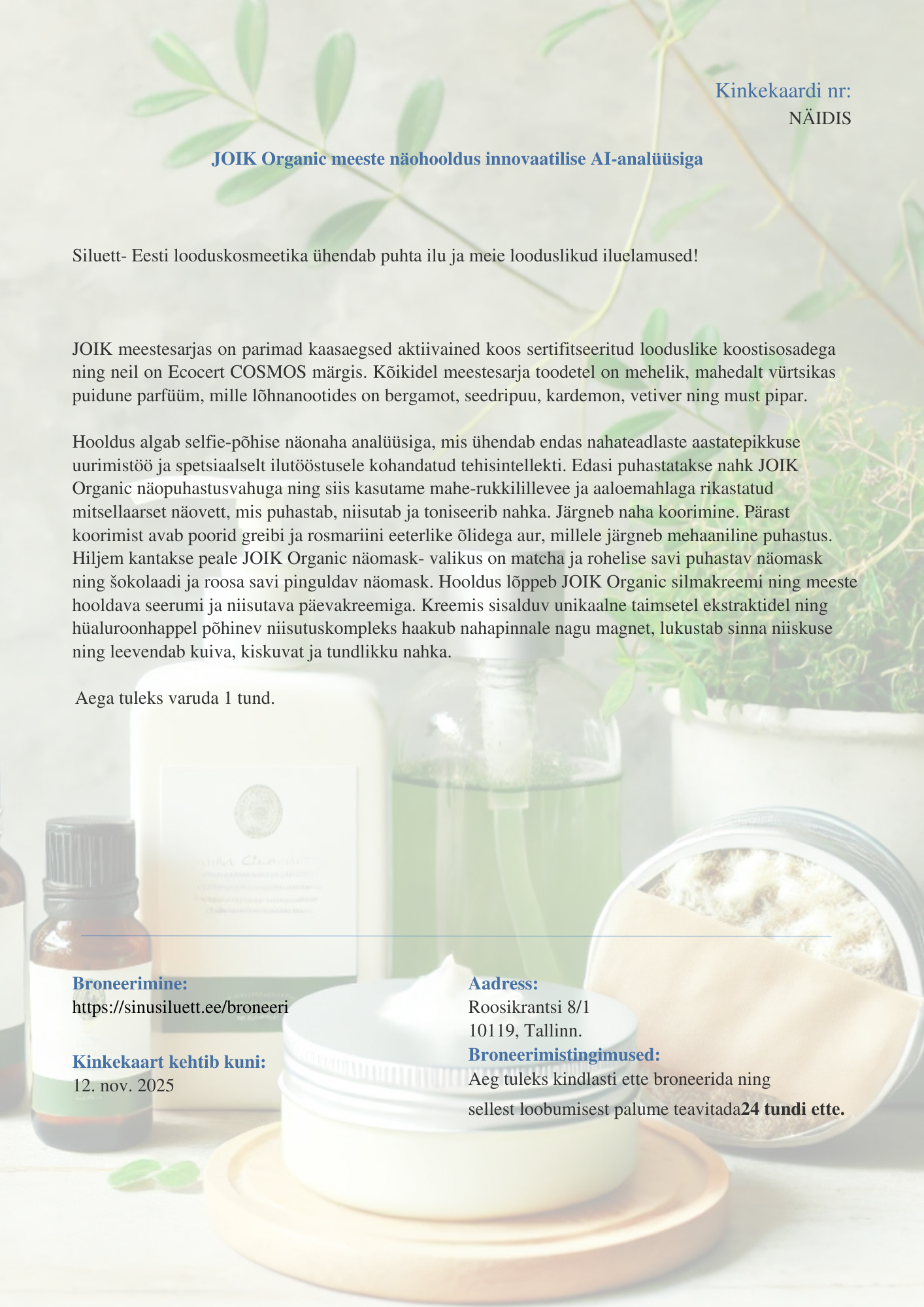 JOIK Organic meeste näohooldus - Pilt 3