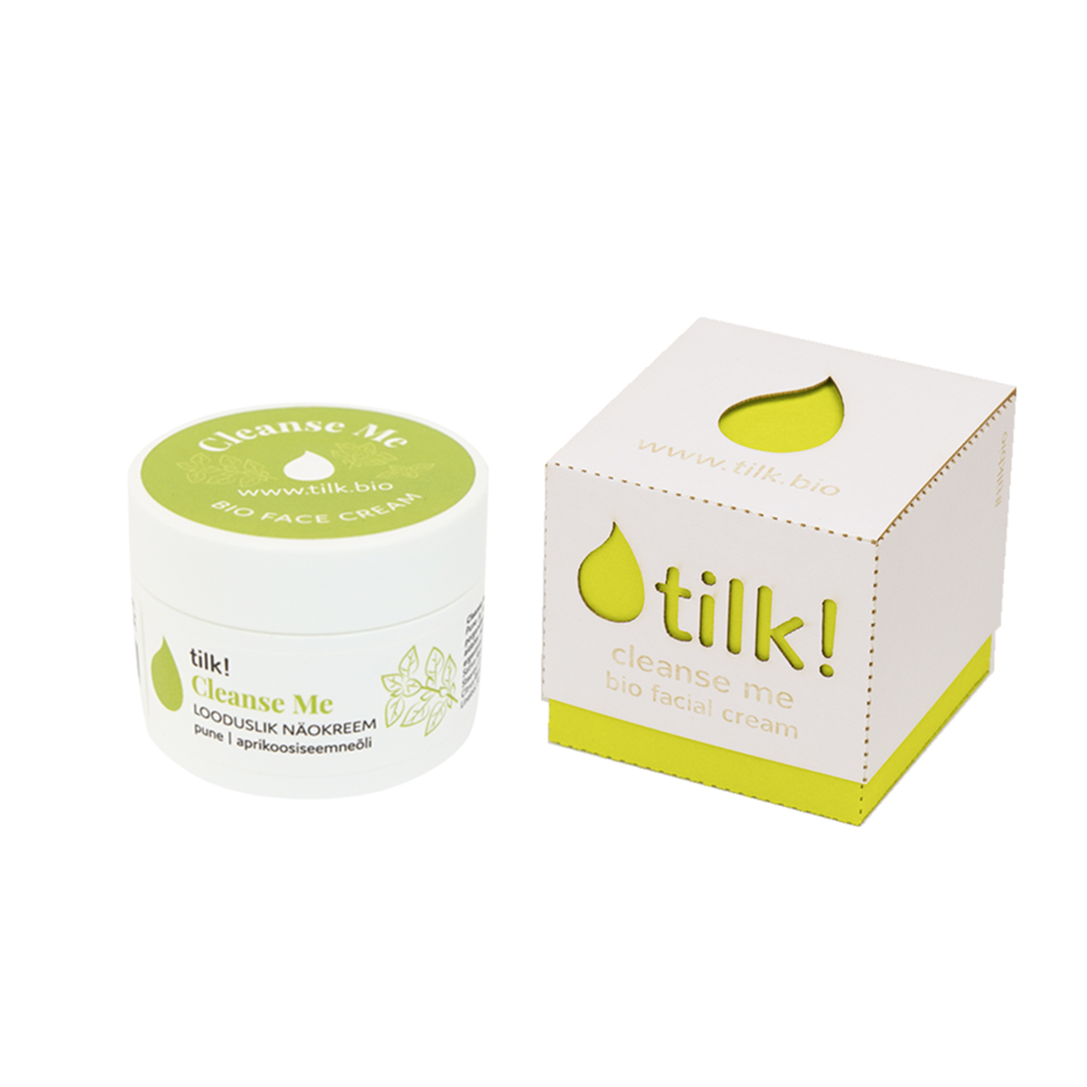 tilk! Cleanse Me näokreem värskendava piparmündiga