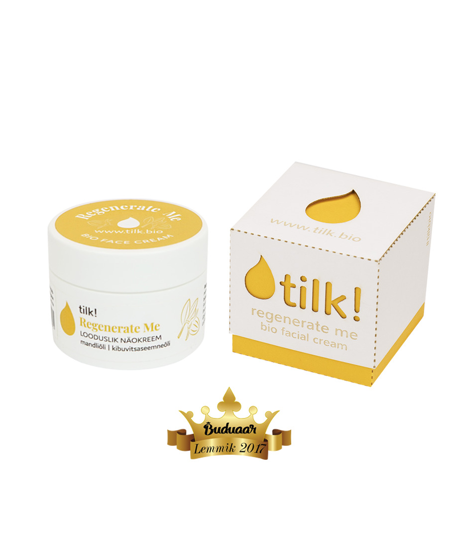 tilk! Regenerate Me näokreem porgandiõliga
