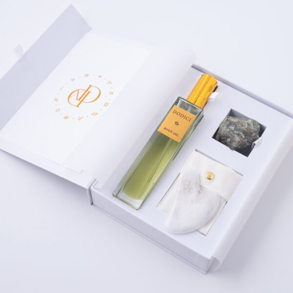 Dodici Organic Vähk – Kehaõli ja gua sha komplekt