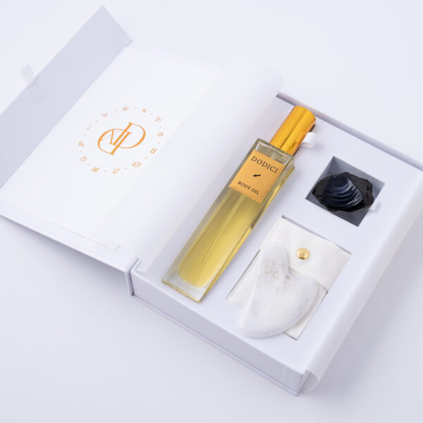 Dodici Organic Ambur – Kehaõli ja gua sha komplekt
