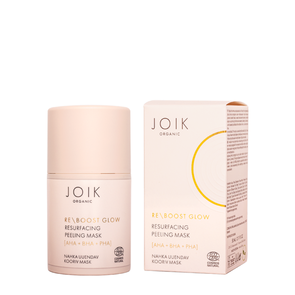 JOIK Organic Re-Boost Glow AHA+BHA+PHA Nahka uuendav kooriv mask 50 ml