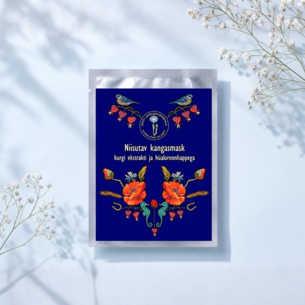 Niisutav kangasmask kurgi ekstrakti ja hüaluroonhappega