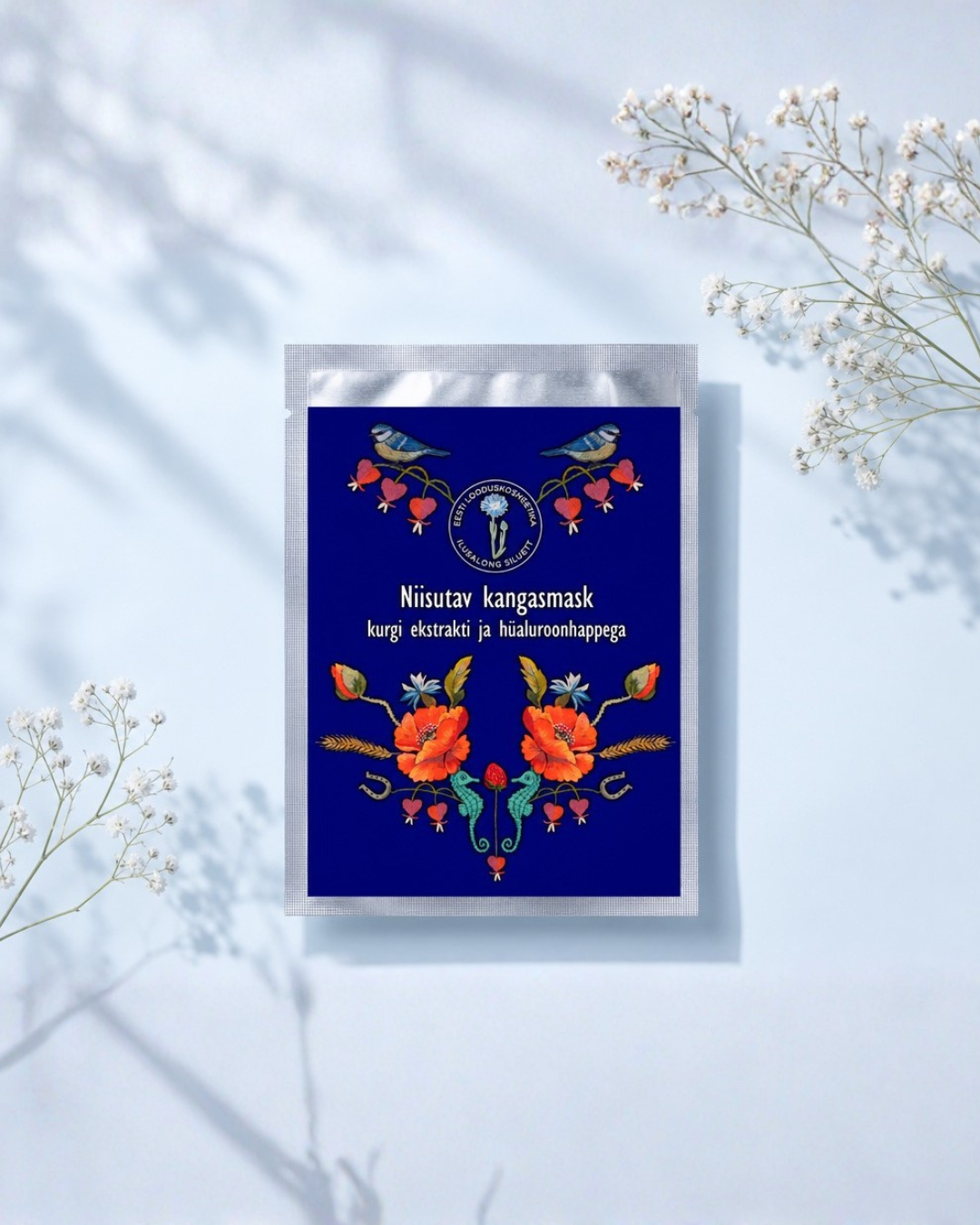 Niisutav kangasmask kurgi ekstrakti ja hüaluroonhappega