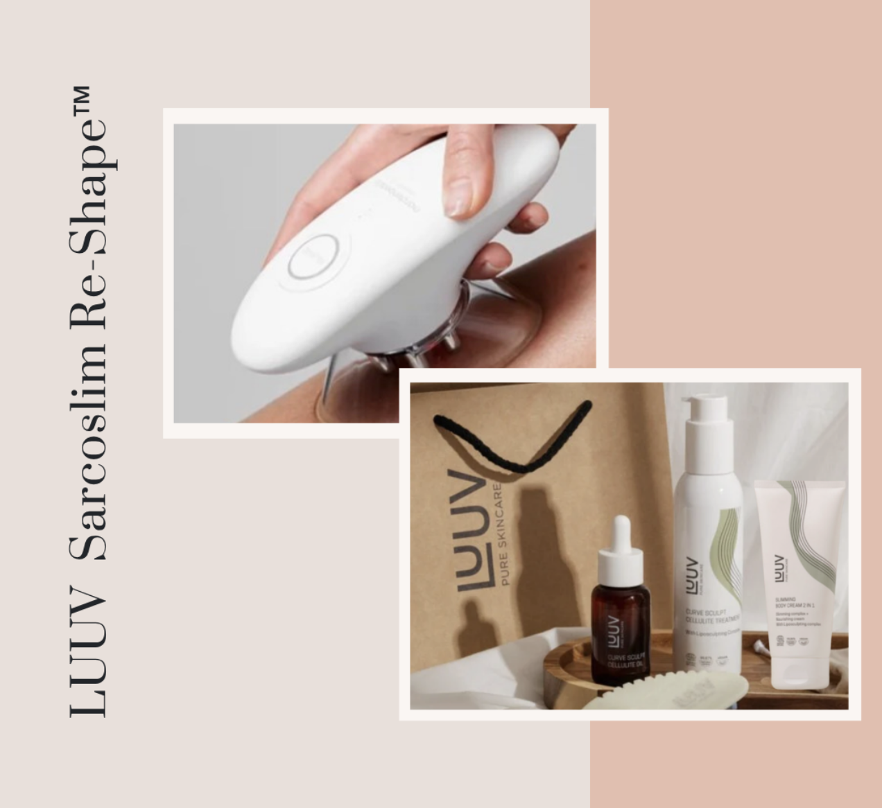 4-etapiline LUUV tselluliidihooldus Curve Sculpt 5-korra kaart